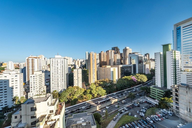 BHaus Bela Vista VN Ueno - Vista Incrível 14o andar - Academ