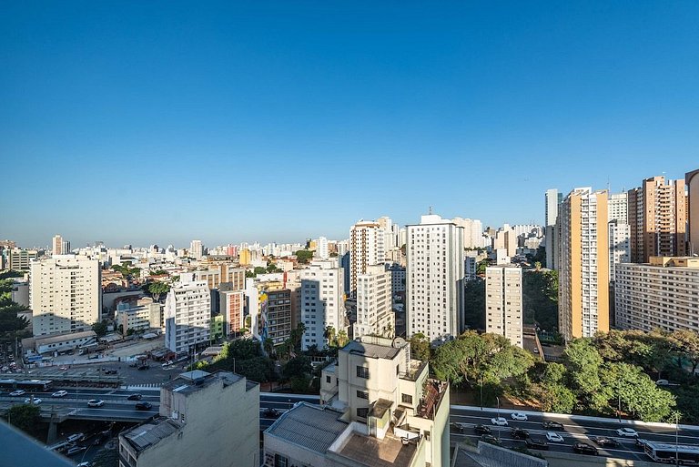 BHaus Bela Vista VN Ueno - Vista Incrível 14o andar - Academ