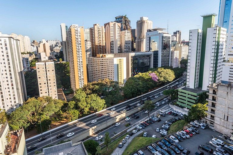 BHaus Bela Vista VN Ueno - Vista Incrível 14o andar - Academ