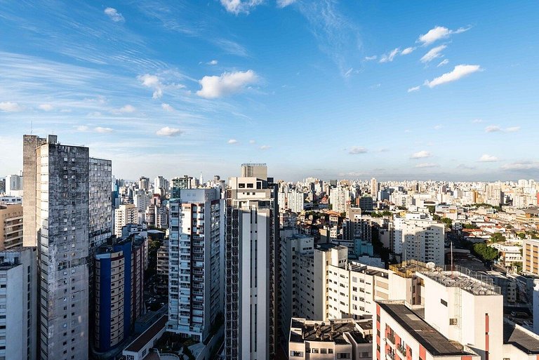 BHaus Bela Vista VN Ueno - Vista Incrível 14o andar - Academ