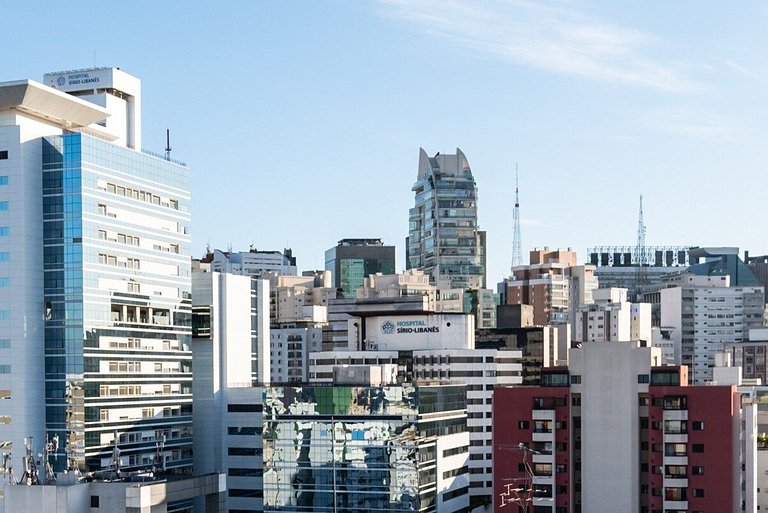 BHaus Bela Vista VN Ueno - Vista Incrível 14o andar - Academ