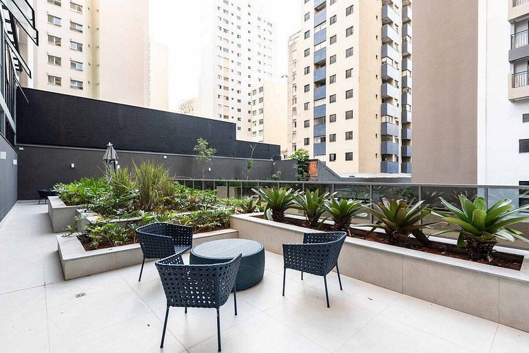 BHaus Bela Vista VN Ueno - Vista Incrível 14o andar - Academ