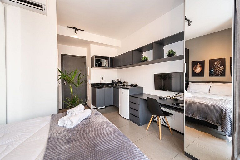 BHaus Allianz Park VN Turiassu | Studio Premium com Varanda