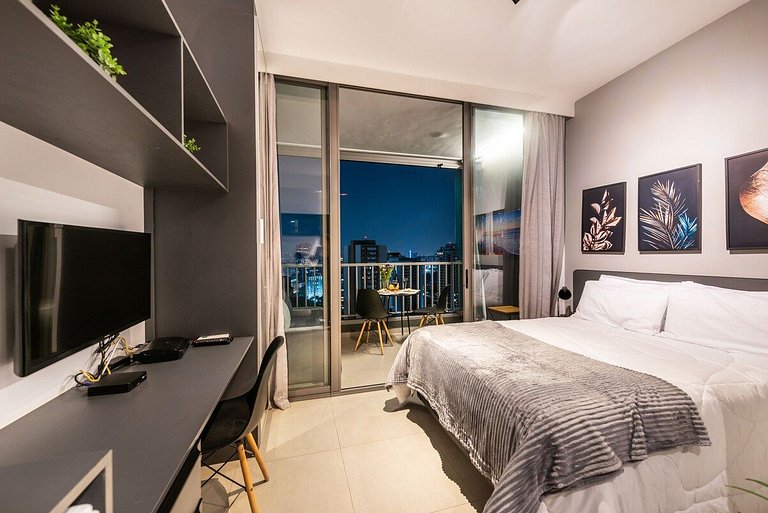 BHaus Allianz Park VN Turiassu | Studio Premium com Varanda
