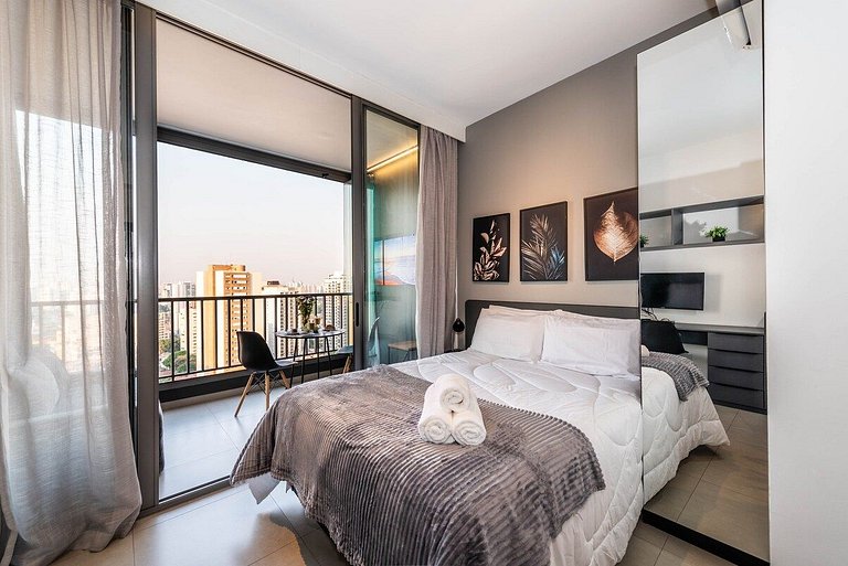 BHaus Allianz Park VN Turiassu | Studio Premium com Varanda