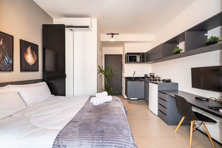 BHaus Allianz Park VN Turiassu | Studio Premium com Varanda