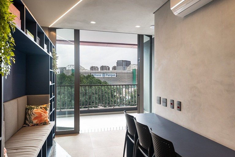 BHaus Allianz Park VN Turiassu | Studio Premium com Varanda