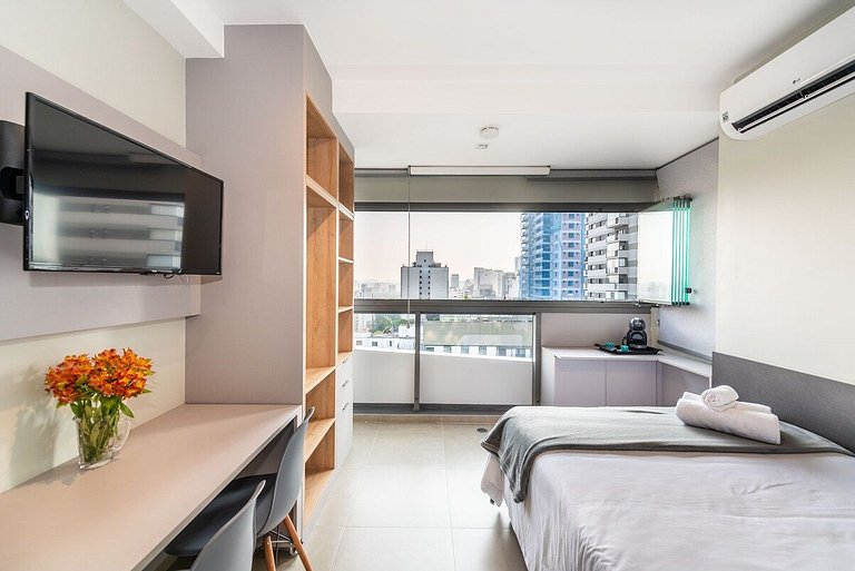 Novo Bhaus VN Oscar Freire | Vista Incrível Jardins | Metrô