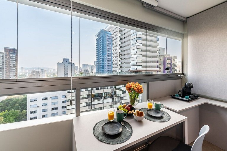 Novo Bhaus VN Oscar Freire | Vista Incrível Jardins | Metrô