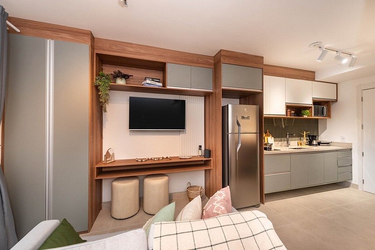 BHaus Allianz Park Arti Perdizes - Studio Deluxe com Varanda