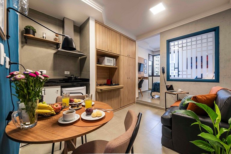 BHaus Jardins Poeta - Apartamento Premium - Próximo à Oscar