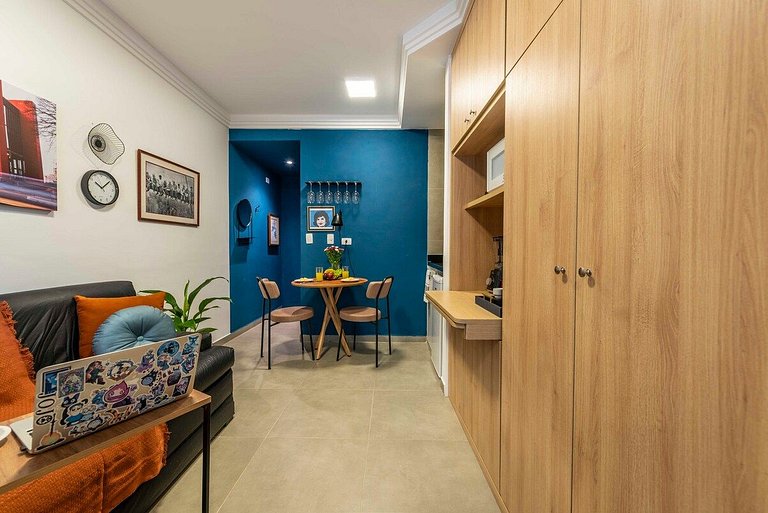 BHaus Jardins Poeta - Apartamento Premium - Próximo à Oscar