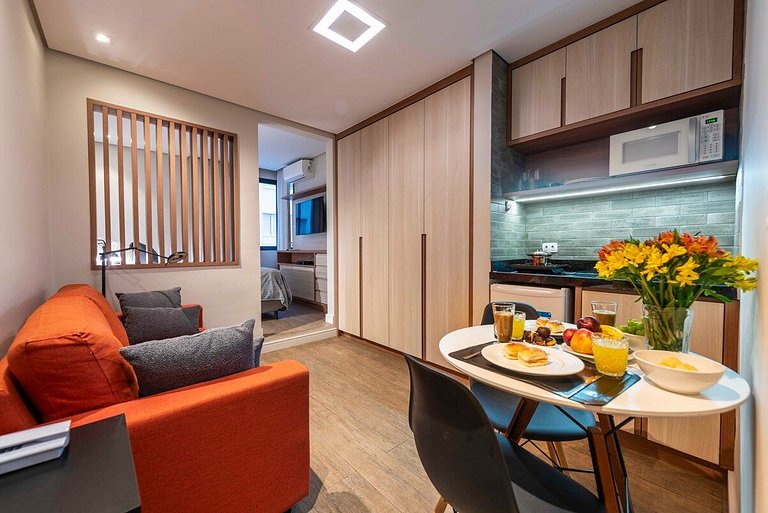 BHaus Jardins Poeta | Apartamento Deluxe 30m2 | 7o andar | A