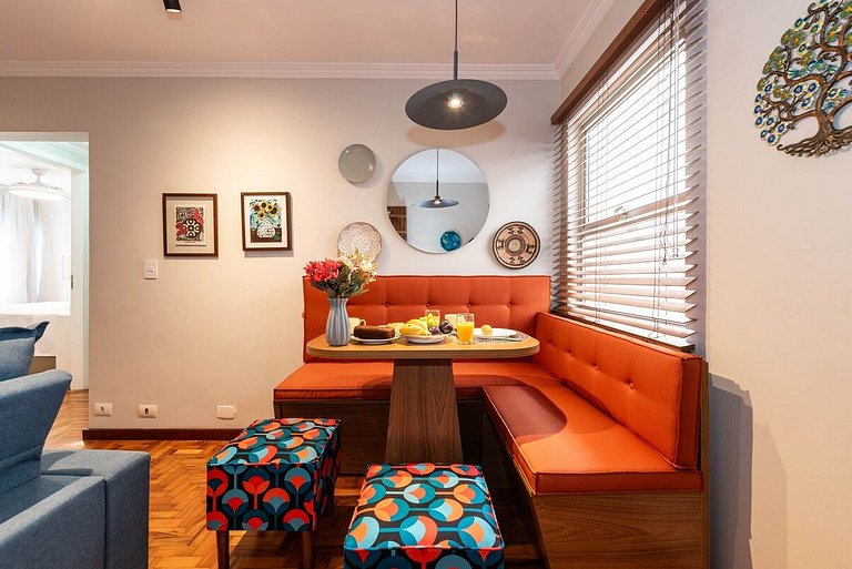 BHaus Family Paraíso - Grand Apartment 2 quartos - Próximo a
