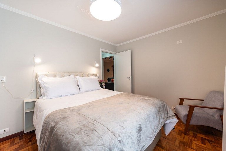 BHaus Family Paraíso - Grand Apartment 2 quartos - Próximo a
