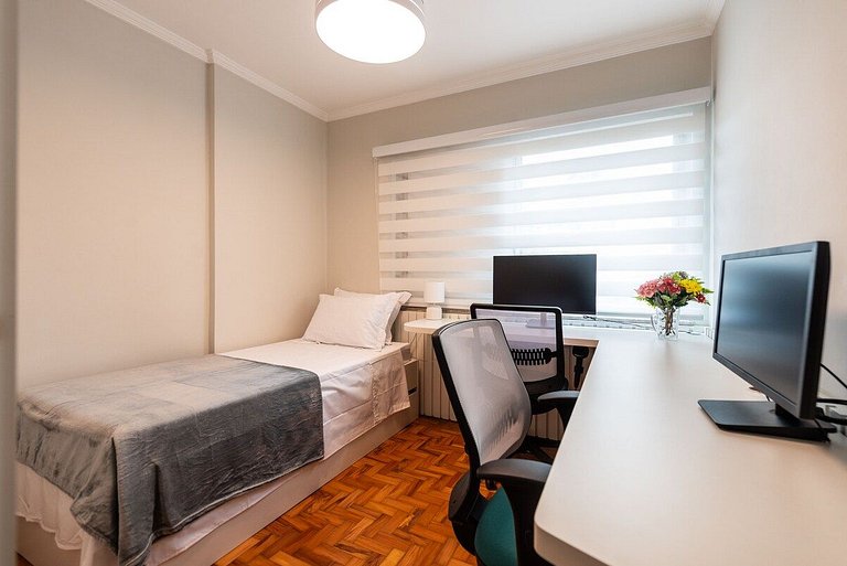 BHaus Family Paraíso - Grand Apartment 2 quartos - Próximo a