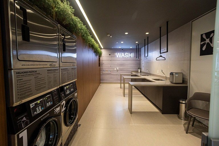 BHaus Jardins On Augusta - Studio Premium com Varanda - Pisc