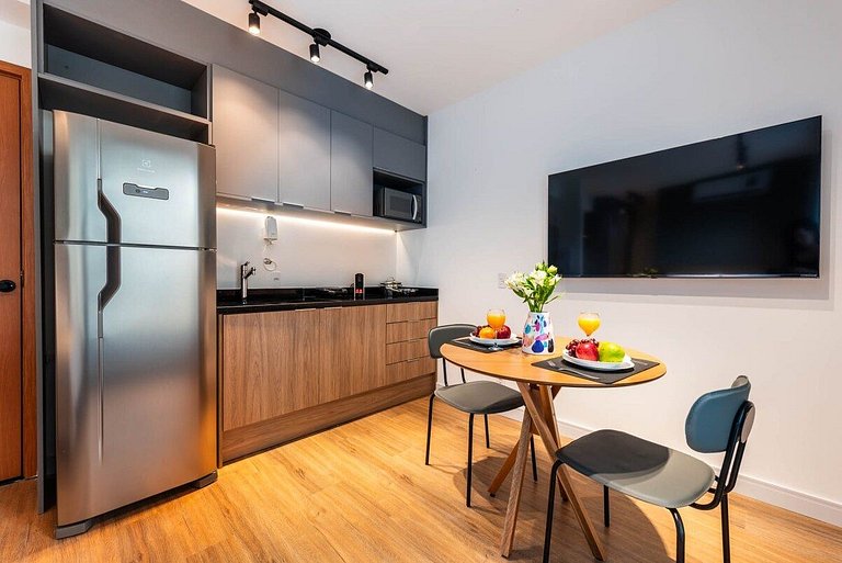 BHaus Pinheiros Terrae | Studio Premium | Metrô | ALG13
