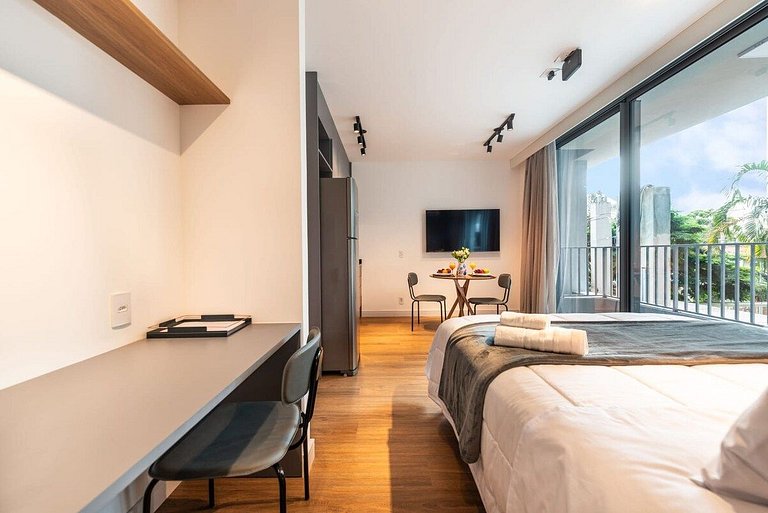 BHaus Pinheiros Terrae | Studio Premium | Metrô | ALG13
