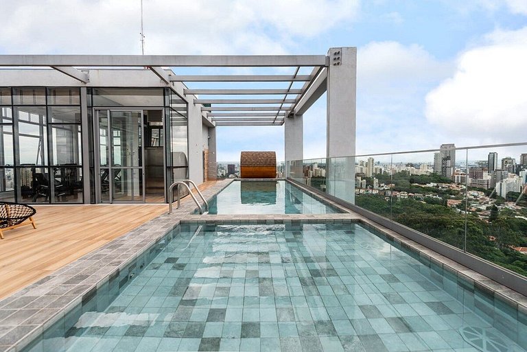 BHaus Pinheiros Terrae | Studio Premium | Metrô | ALG13