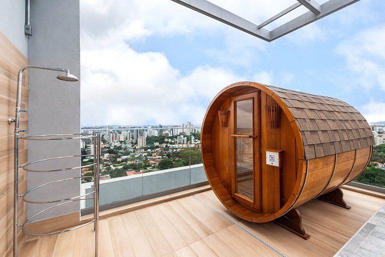BHaus Pinheiros Terrae | Studio Premium | Metrô | ALG13