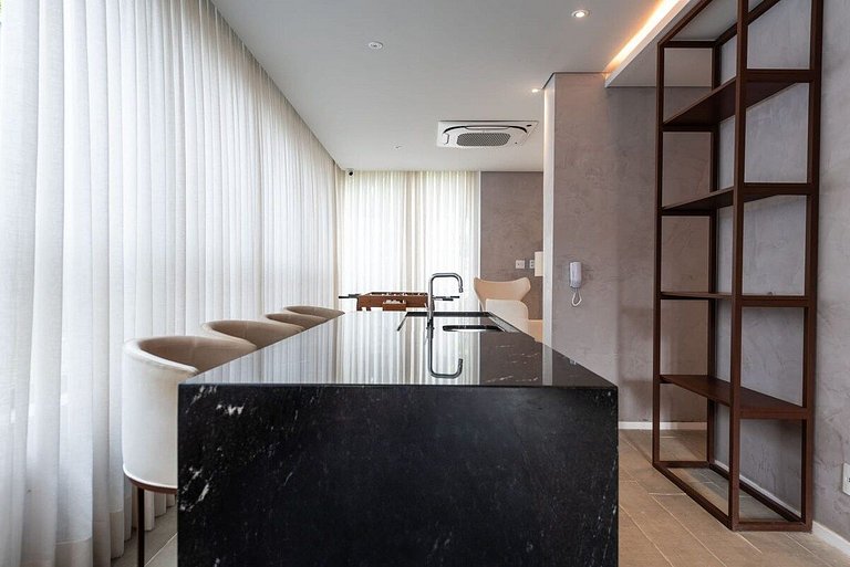 BHaus Pinheiros Terrae | Studio Premium | Metrô | ALG13