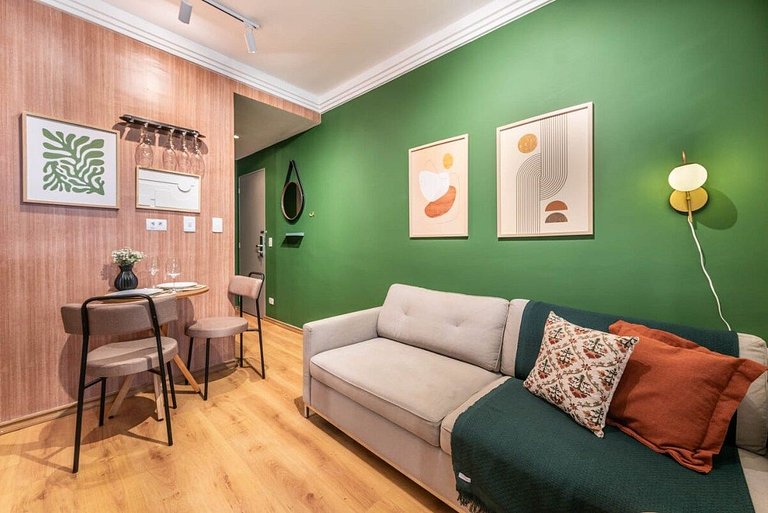 BHaus Jardins Poeta - Apartamento Premium - Próximo à Oscar
