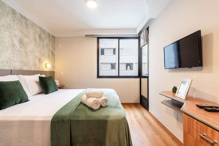 BHaus Jardins Poeta - Apartamento Premium - Próximo à Oscar
