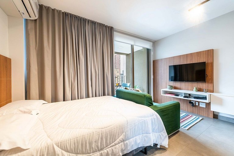 BHaus Jardins VN Melo Alves - Studio Premium com Varanda 13o