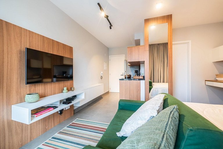 BHaus Jardins VN Melo Alves - Studio Premium com Varanda 13o
