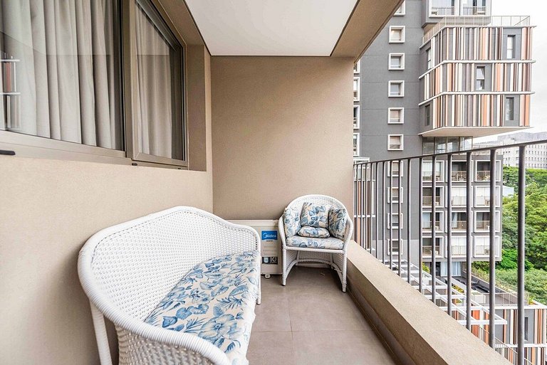 BHaus Jardins VN Melo Alves - Studio Premium com Varanda 13o