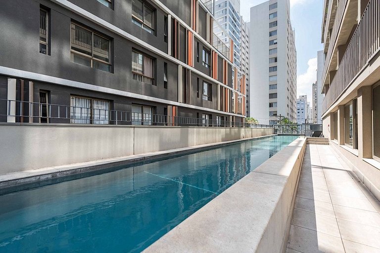 BHaus Jardins VN Melo Alves - Studio Premium com Varanda 13o