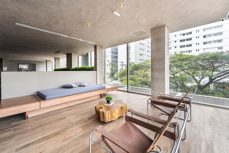 BHaus Jardins VN Melo Alves - Studio Premium com Varanda 13o