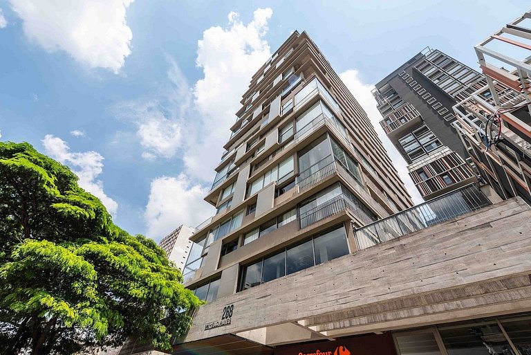 BHaus Jardins VN Melo Alves - Studio Premium com Varanda 13o