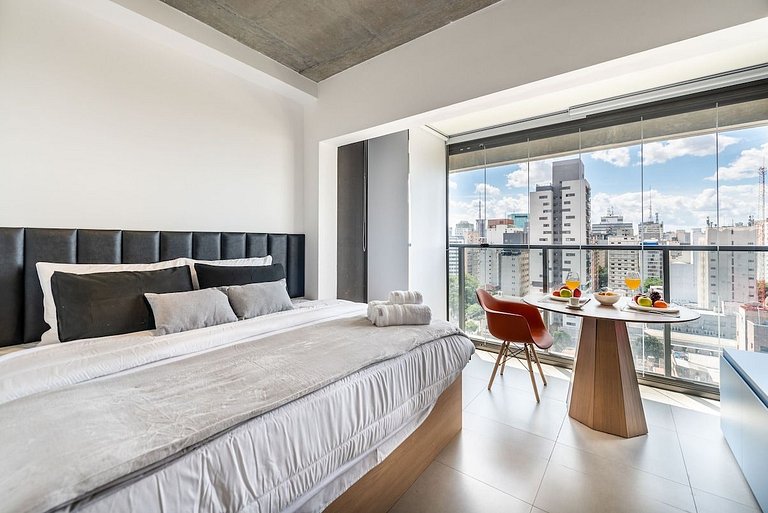 BHaus Paraíso On Paulista - Studio Premium com Vista Incríve