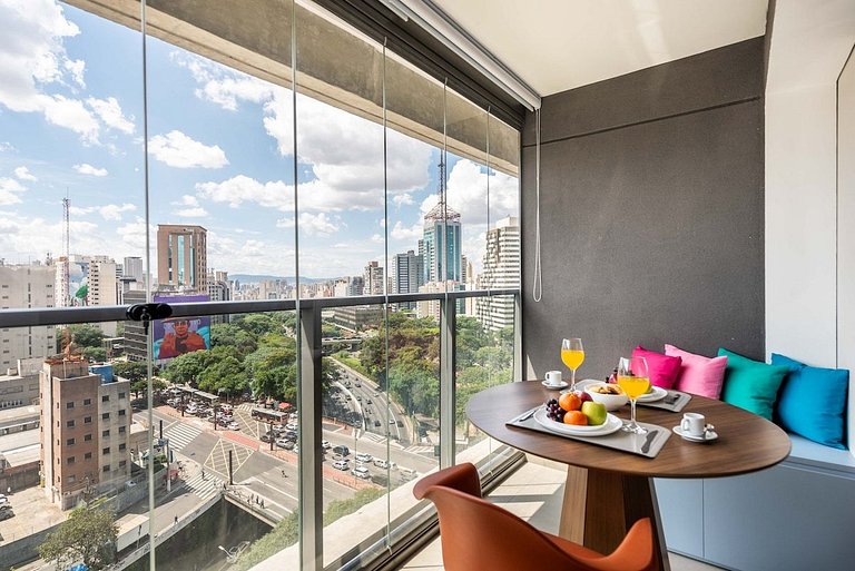 BHaus Paraíso On Paulista - Studio Premium com Vista Incríve