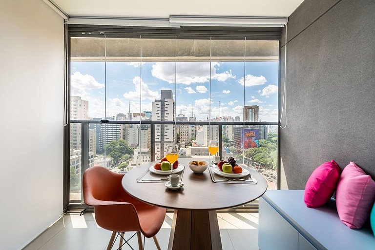 BHaus Paraíso On Paulista - Studio Premium com Vista Incríve
