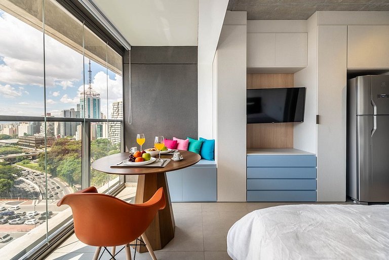 BHaus Paraíso On Paulista - Studio Premium com Vista Incríve