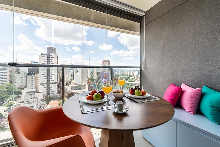 BHaus Paraíso On Paulista - Studio Premium com Vista Incríve