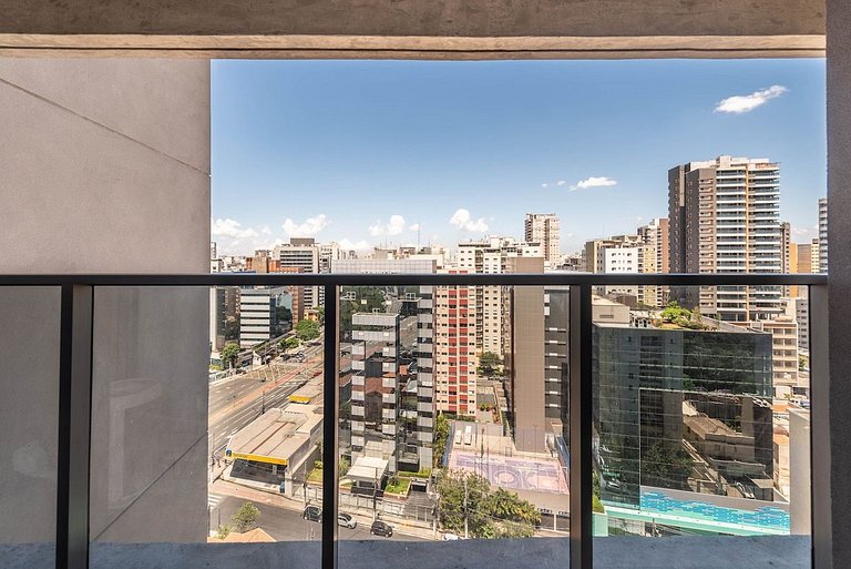 BHaus Paraíso On Paulista - Studio com Varanda e Vista Incrí