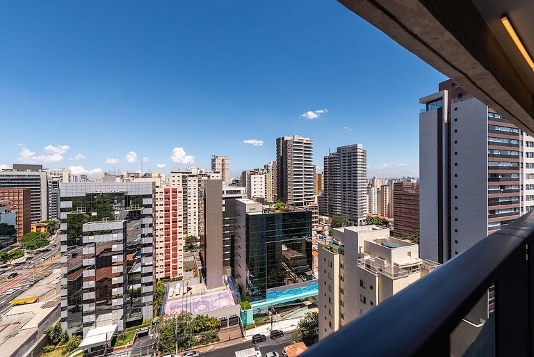 BHaus Paraíso On Paulista - Studio com Varanda e Vista Incrí