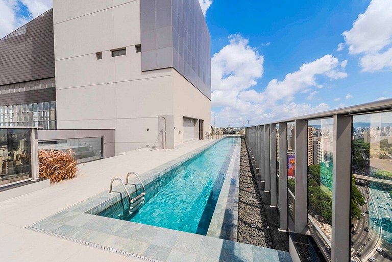 BHaus Paraíso On Paulista - Studio com Varanda e Vista Incrí