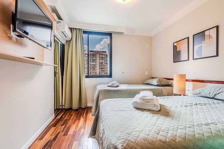 BHaus Jardins Poeta - Apartamento Premium - Próximo à Oscar