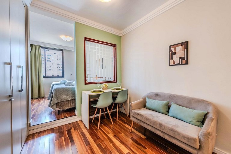 BHaus Jardins Poeta - Apartamento Premium - Próximo à Oscar