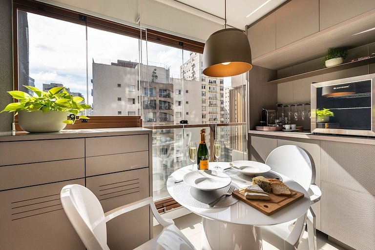 BHaus Vila Nova Conceição D'Oru - Studio Deluxe - Academia -