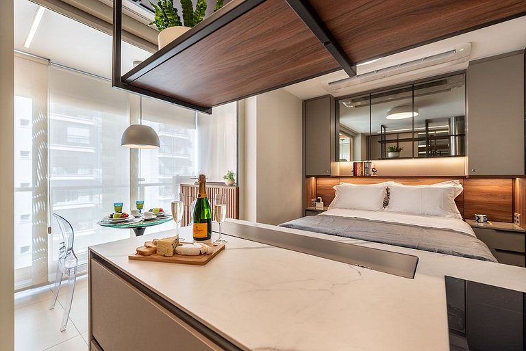 BHaus Vila Nova Conceição D'Oru - Studio Deluxe - Academia -