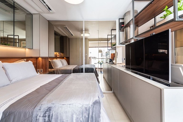 BHaus Vila Nova Conceição D'Oru - Studio Deluxe - Academia -