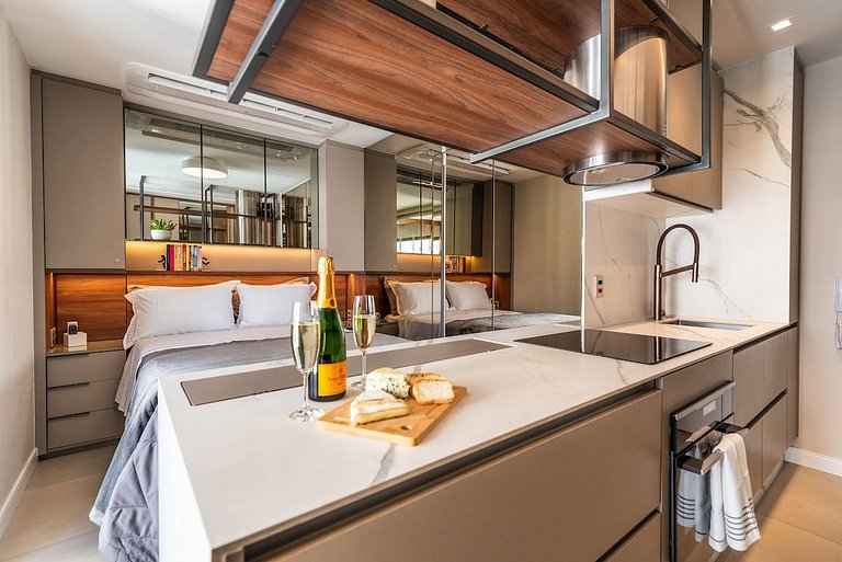 BHaus Vila Nova Conceição D'Oru - Studio Deluxe - Academia -