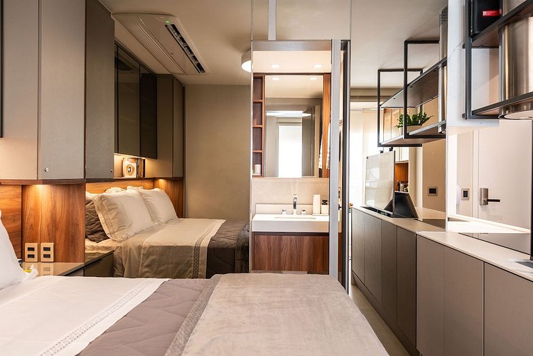 BHaus Vila Nova Conceição D'Oru - Studio Deluxe - Academia -