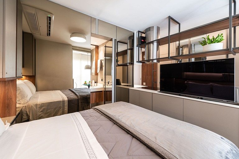 BHaus Vila Nova Conceição D'Oru - Studio Deluxe - Academia -